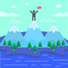 الوصول لقمه النجاح